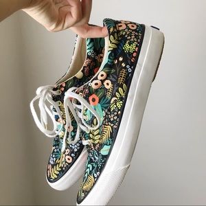 Anthropologie Rifle Paper Co. floral Anchor Keds